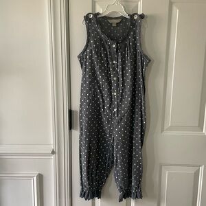 April Cornell Girls Parisian Dot Camaloon Jumpsuit – Size 9/10